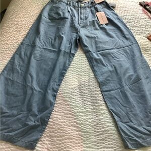 (NWT) Light Blue Wide Leg Pants